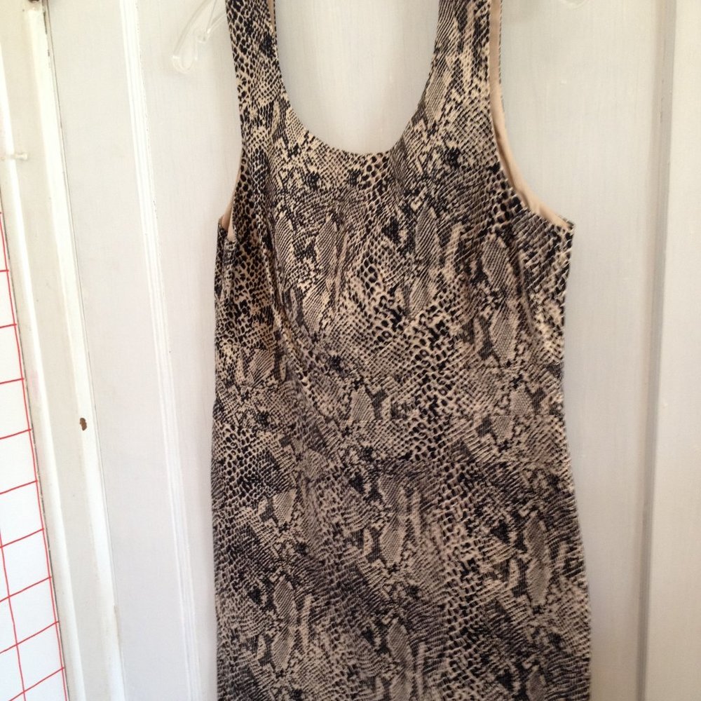 Michael Kors Lizard Print Sleeveless Sz 6 Lined